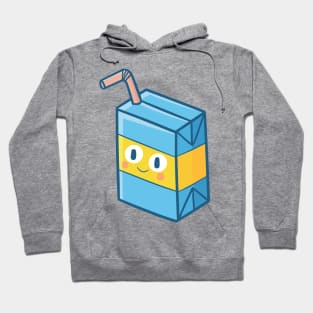 Kawaii Blue Orange Milk Box Hoodie